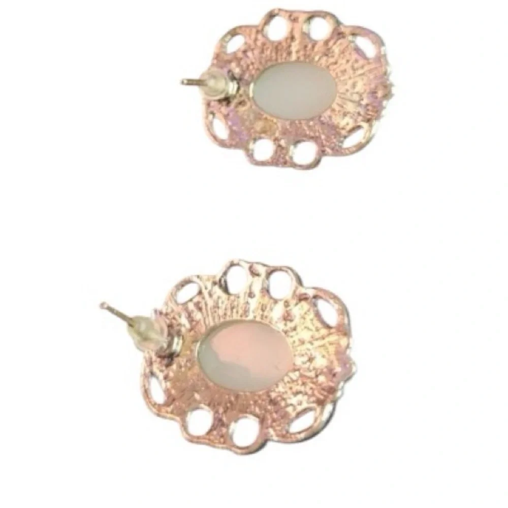 Vintage Victorian Revival Earrings - Picture 3 of 3